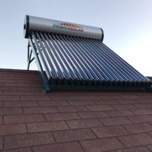 Termo Solar 300 lt con Serpentin Premium Inoxidable Exterior